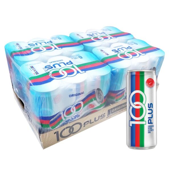 100 PLUS ASLI TIN 4*6*325ML
