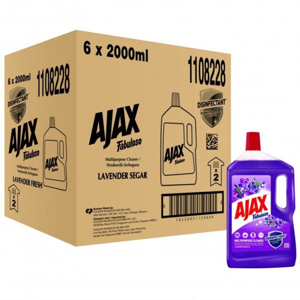 AJAX FABULOSO KESEGARAN LAVENDER 6*2L
