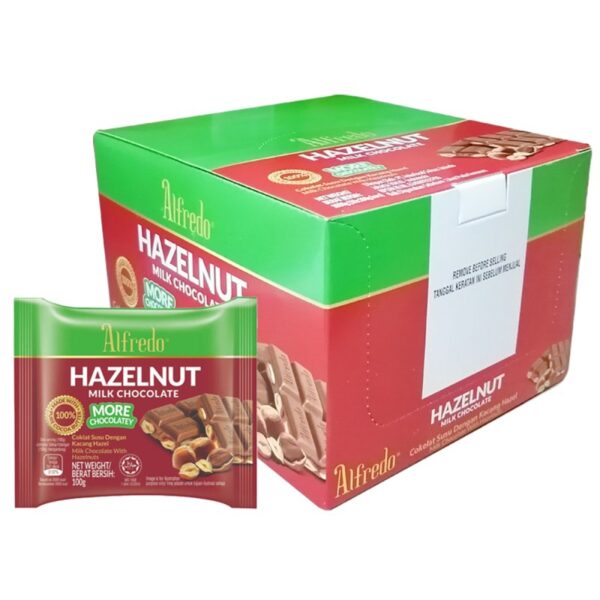 ALFREDO COKLAT KACANG HAZEL 10*100G