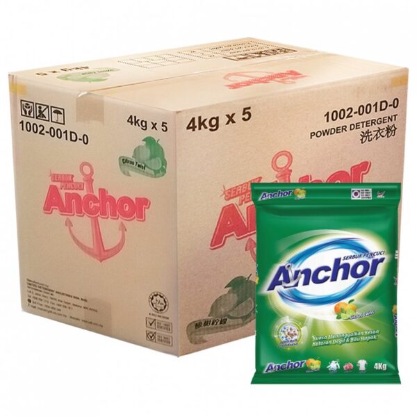 ANCHOR SERBUK PENCUCI SITRUS 5*4KG