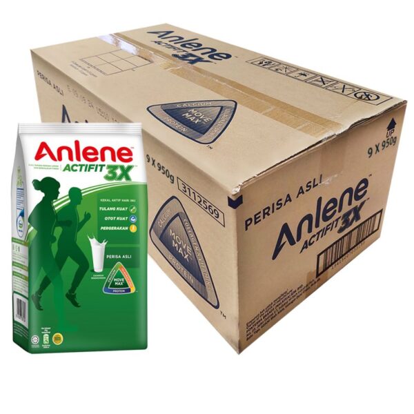 ANLENE ACTIFIT 3X SUSU ASLI 9*950G