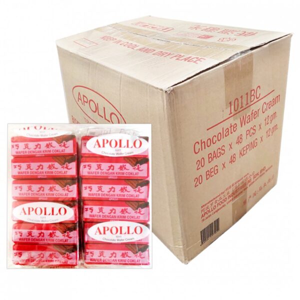 APOLLO WAFER KRIM COKLAT 20*4*(12S*12G)