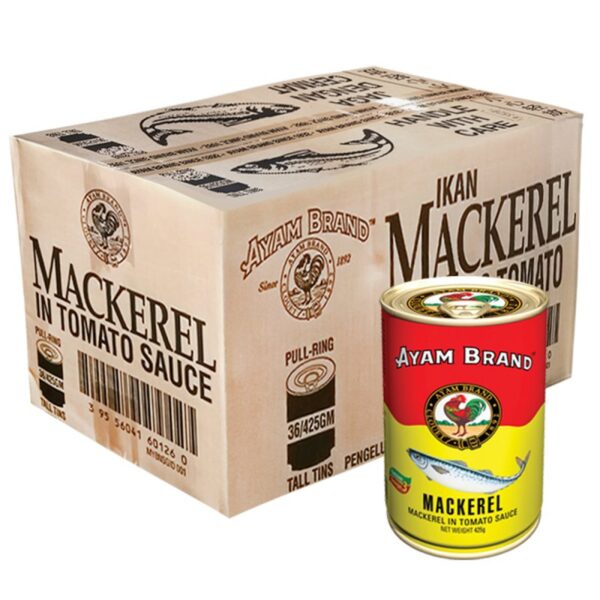 AYAM BRAND IKAN MACKEREL 36*425G