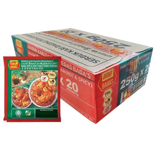 BABAS SERBUK KARI DAGING PEDAS 20*250G
