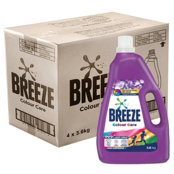 BREEZE PENCUCI PENJAGAAN WARNA 4*3.6KG