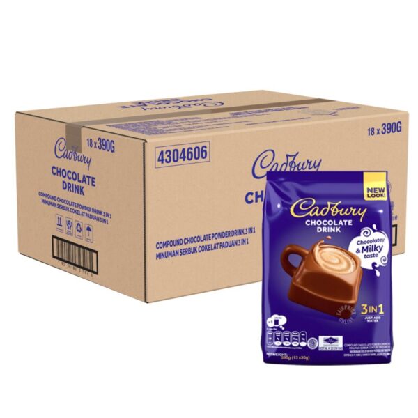 CADBURY 3 DALAM 1 COKLAT 18*13S*30G