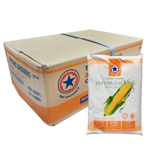 CAP BINTANG TEPUNG JAGUNG 20*400G