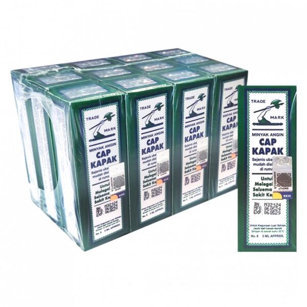 CAP KAPAK MINYAK ANGIN NO.6 12*3ML