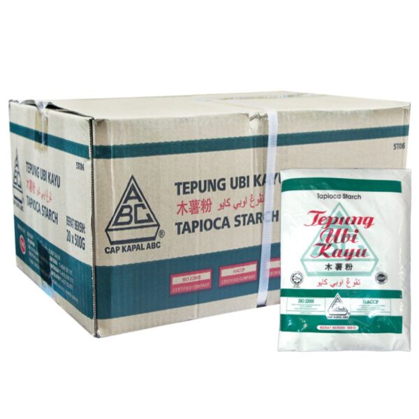 CAP KAPAL ABC TEPUNG UBI KAYU 20*500G