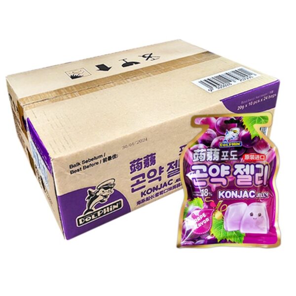 CAPTAIN DOLPHIN JELI ANGGUR 24*10*20G