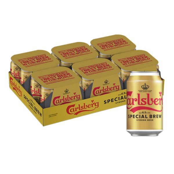 CARLSBERG BIR TIN EMAS 6*4*320ML