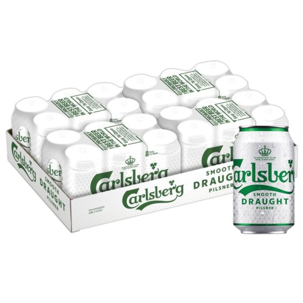 CARLSBERG BIR TIN PUTIH 4*6*320ML