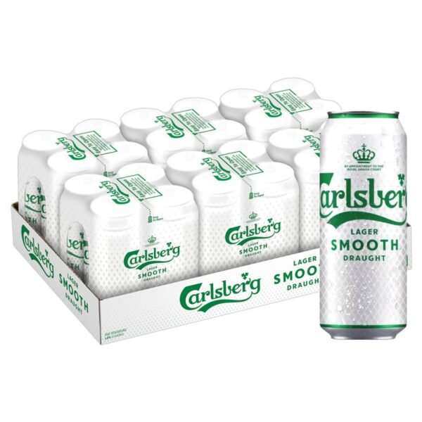 CARLSBERG BIR TIN PUTIH 6*4*500ML