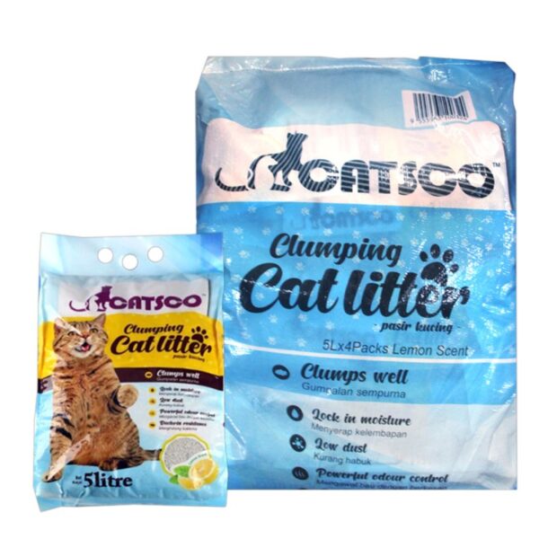 CATSCO PASIR KUCING LEMON 4*5L