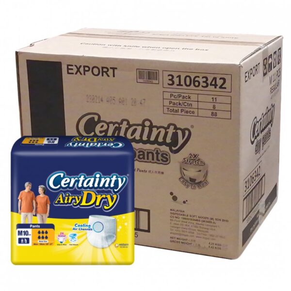 CERTAINTY PANTS M LAMPIN DEWASA 8*10S