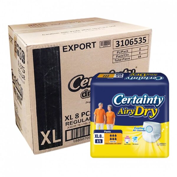 CERTAINTY PANTS XL LAMPIN DEWASA 8*8S
