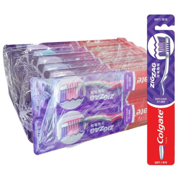 COLGATE ZIG ZAG SOFT TOOTHBRUSH 12*1S