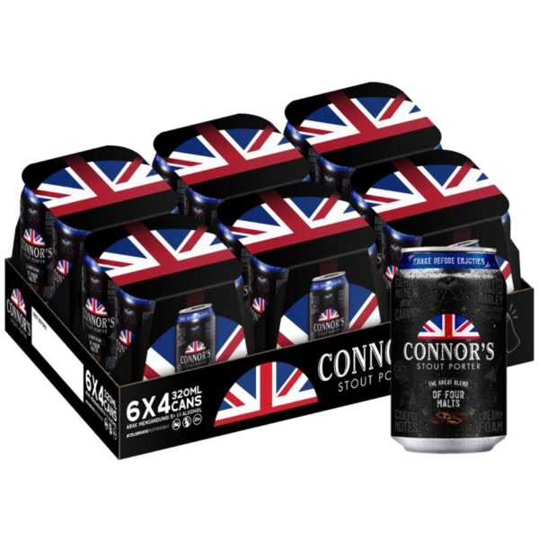 CONNORS BIR TIN 6*4*320ML