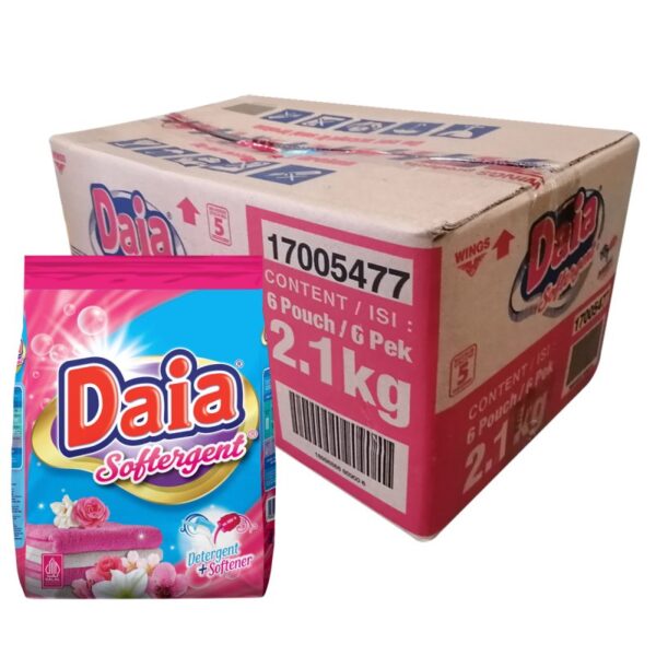 DAIA SERBUK PENCUCI & PELEMBUT 6*2.1KG