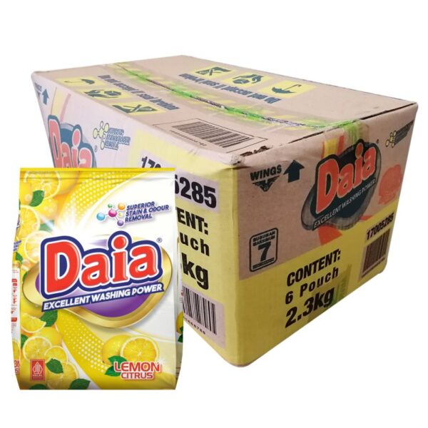 DAIA SERBUK PENCUCI LEMON SITRUS 6*2.3KG