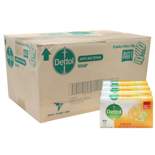 DETTOL FRESH SABUN BAR VP 24*4*100G