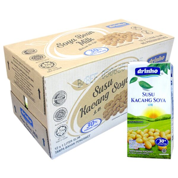 DRINHO SUSU KACANG SOYA 12*1L