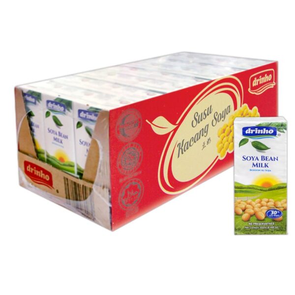 DRINHO SUSU KACANG SOYA PEK 4*6*250ML
