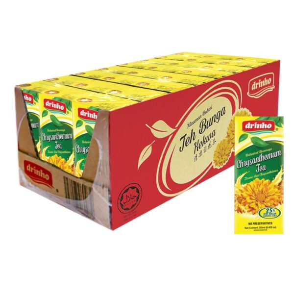 DRINHO TEH BUNGA PEK 4*6*250ML