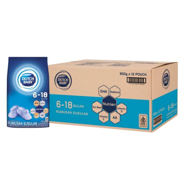 DUTCH BABY SUSU TEPUNG 6-18 12*850G