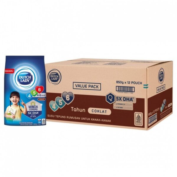 DUTCH LADY SUSU COKLAT 4-6 THN 12*850G