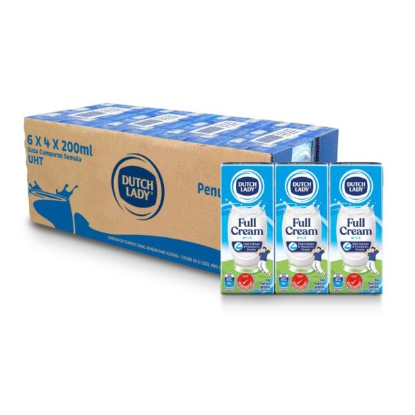DUTCH LADY SUSU PENUH KRIM UHT 4*6*200ML
