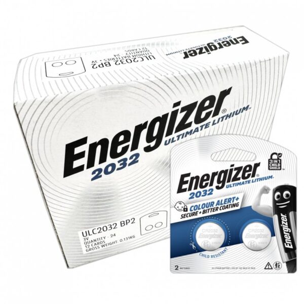 ENERGIZER 2032 LITHIUM BATERI 12*2S