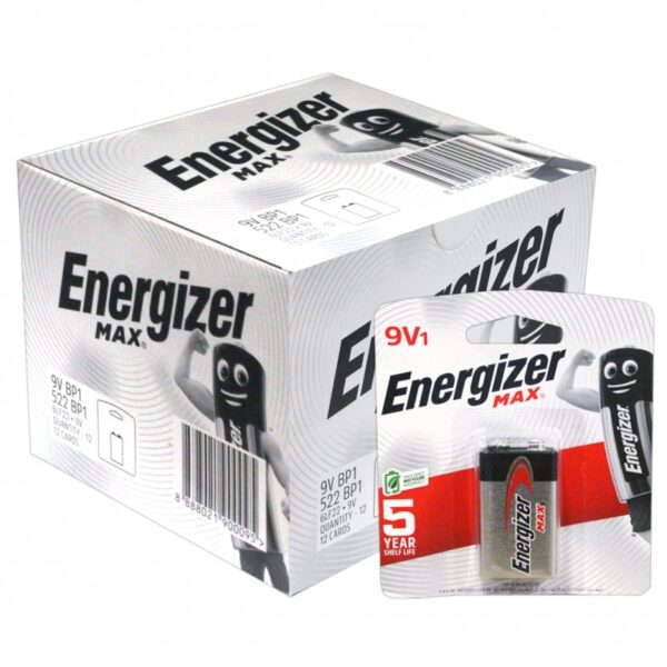 ENERGIZER MAX BATERI 9V 12*1S