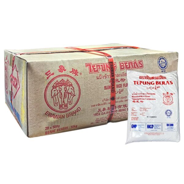 ERAWAN BRAND TEPUNG BERAS 20*500G