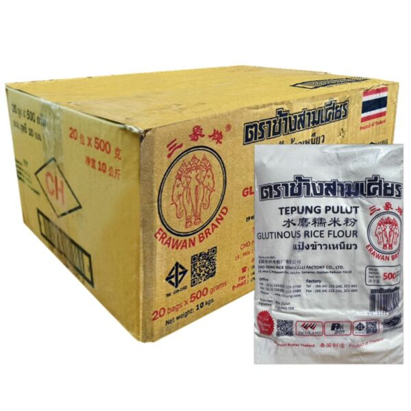 ERAWAN BRAND TEPUNG PULUT 20*500G