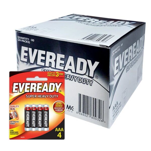 EVEREADY SUPER HEAVY DUTY AAA 20*4S