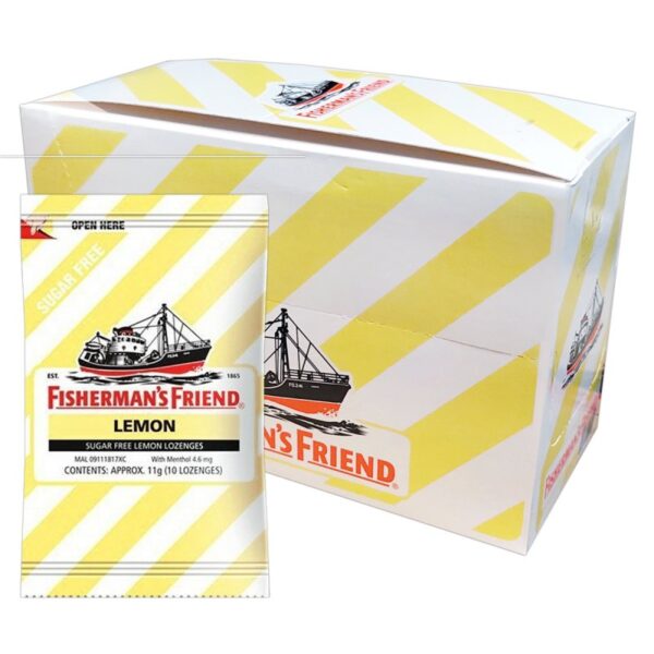 FISHERMANS FRIEND LOZENGES LEMON 12*11G