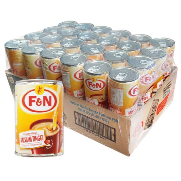 F&N KRIMER MANIS KALSIUM TINGGI 48*500G