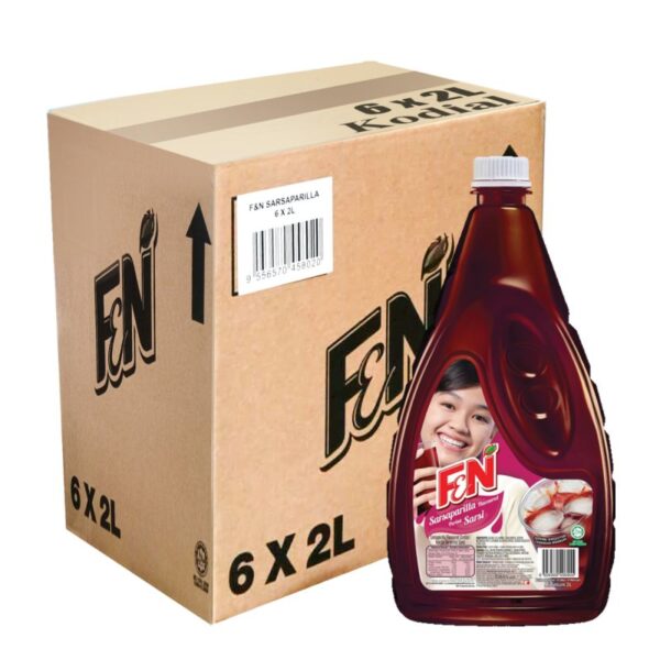 F&N SARSAPARILLA KORDIAL 6*2L