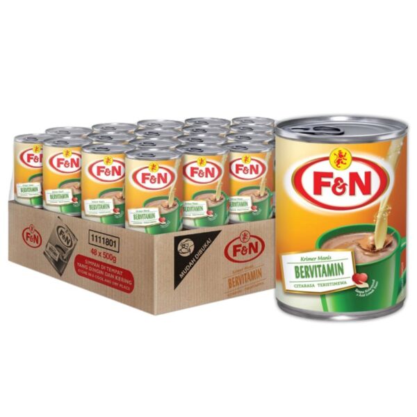 F&N SUSU KRIMER MANIS BRVITAMIN 48*500G