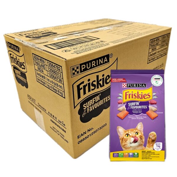 FRISKIES BISKUT KUCING PLBG RASA 6*1KG