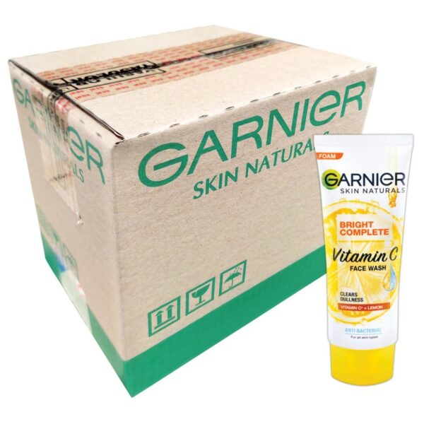 GARNIER BRIGHT PEMBERSIH MUKA 12*100ML