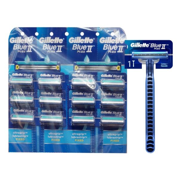 GILLETTE BLUE II PLUS 12*1S