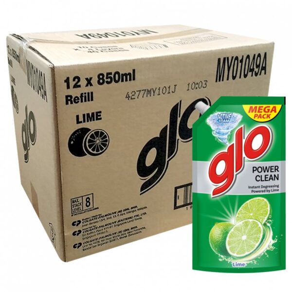 GLO PENCUCI PINGGAN LIMAU PEK 12*850ML