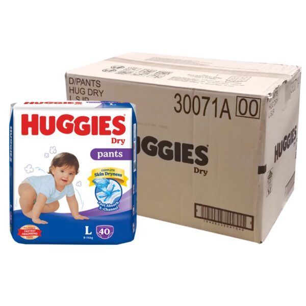 HUGGIES DRY PANTS L LAMPIN BAYI 4*40S