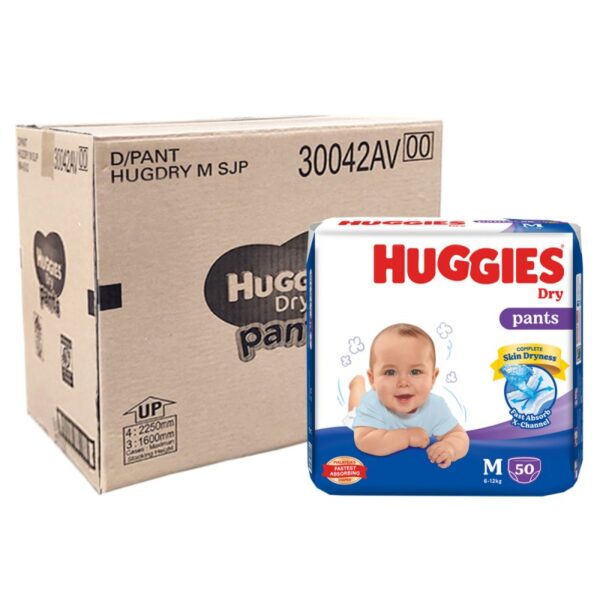HUGGIES DRY PANTS M LAMPIN BAYI 4*50S