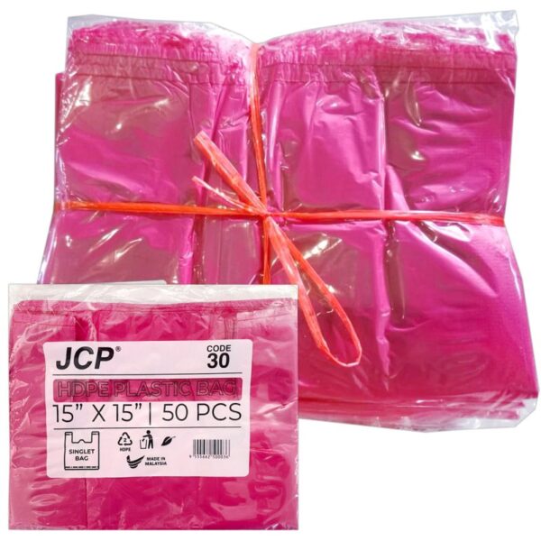 JCP BEG PLASTIK HDPE 15*15INCI 10*50PCS