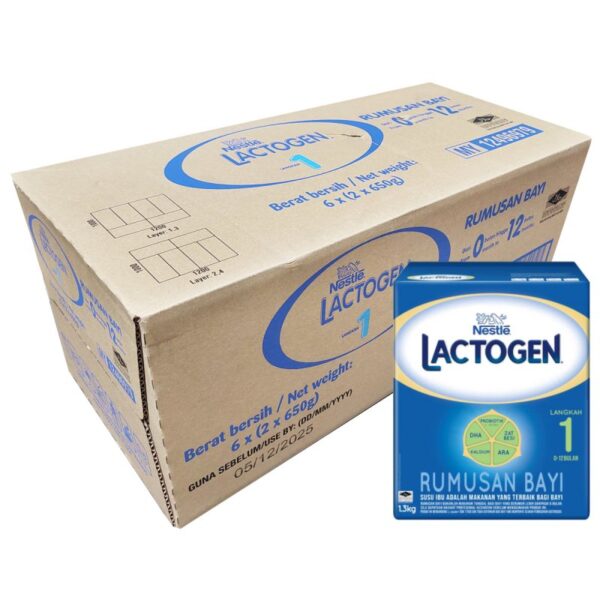 LACTOGEN SUSU TEPUNG LANGKAH 1 6*1.3KG