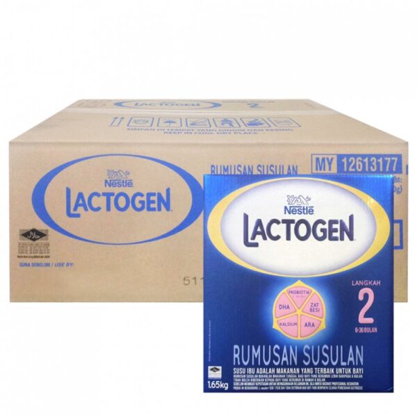 LACTOGEN SUSU TEPUNG LANGKAH 2 6*1.65KG