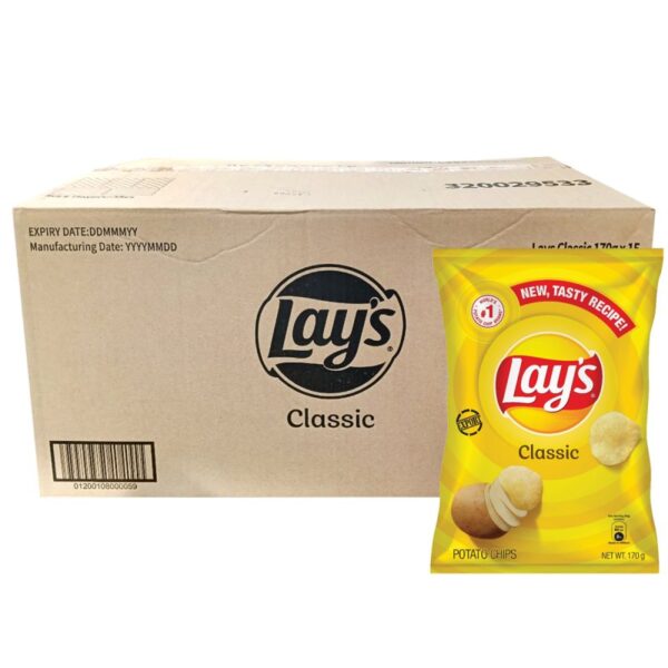 LAYS KEREPEK UBI KLASIK 15*170G